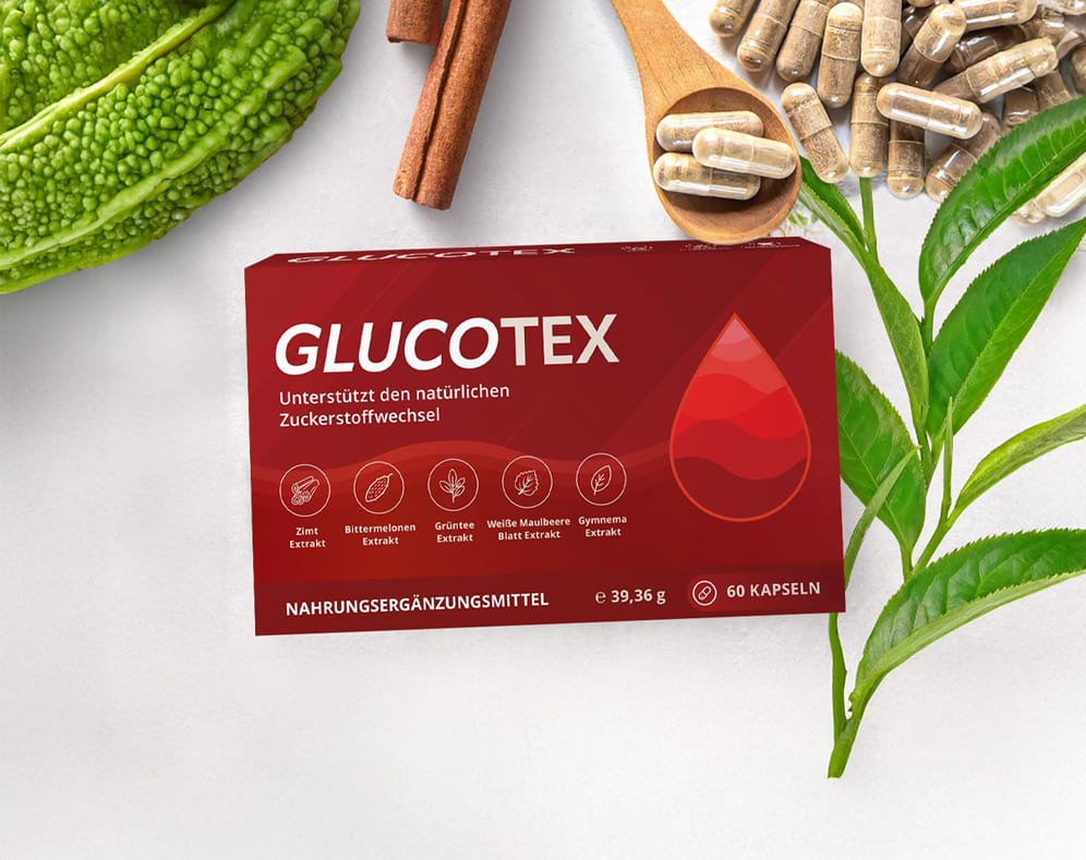 Glucotex mit seinen natürlichen Inhaltsstoffen